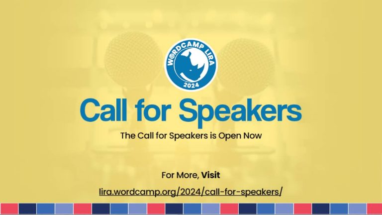Call for Speakers for WordCamp Lira 2024