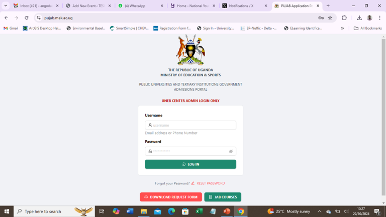 Understanding the online PUJAB form system
