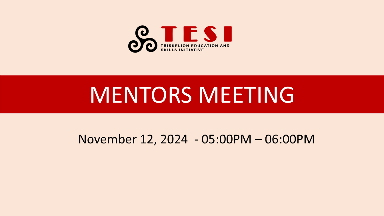 TESI Mentors Meeting TESI Mentors Meeting